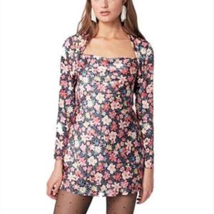 C/MEO Collective Revolve Time Flew mini floral dress